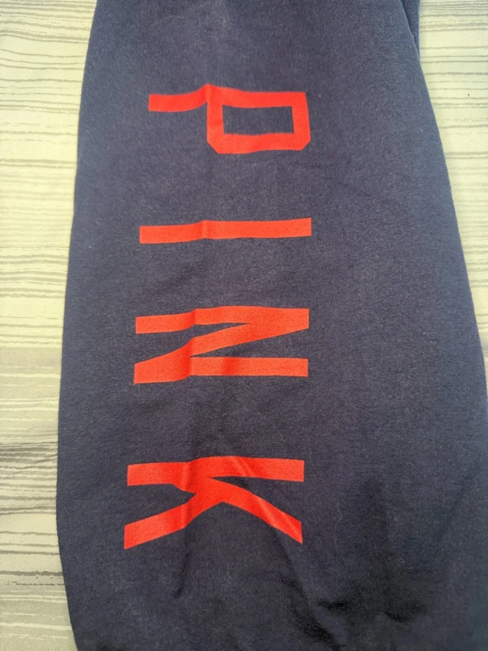 Angels Baseball Navy Sweatpants with Red Accent - Picture 3 of 5